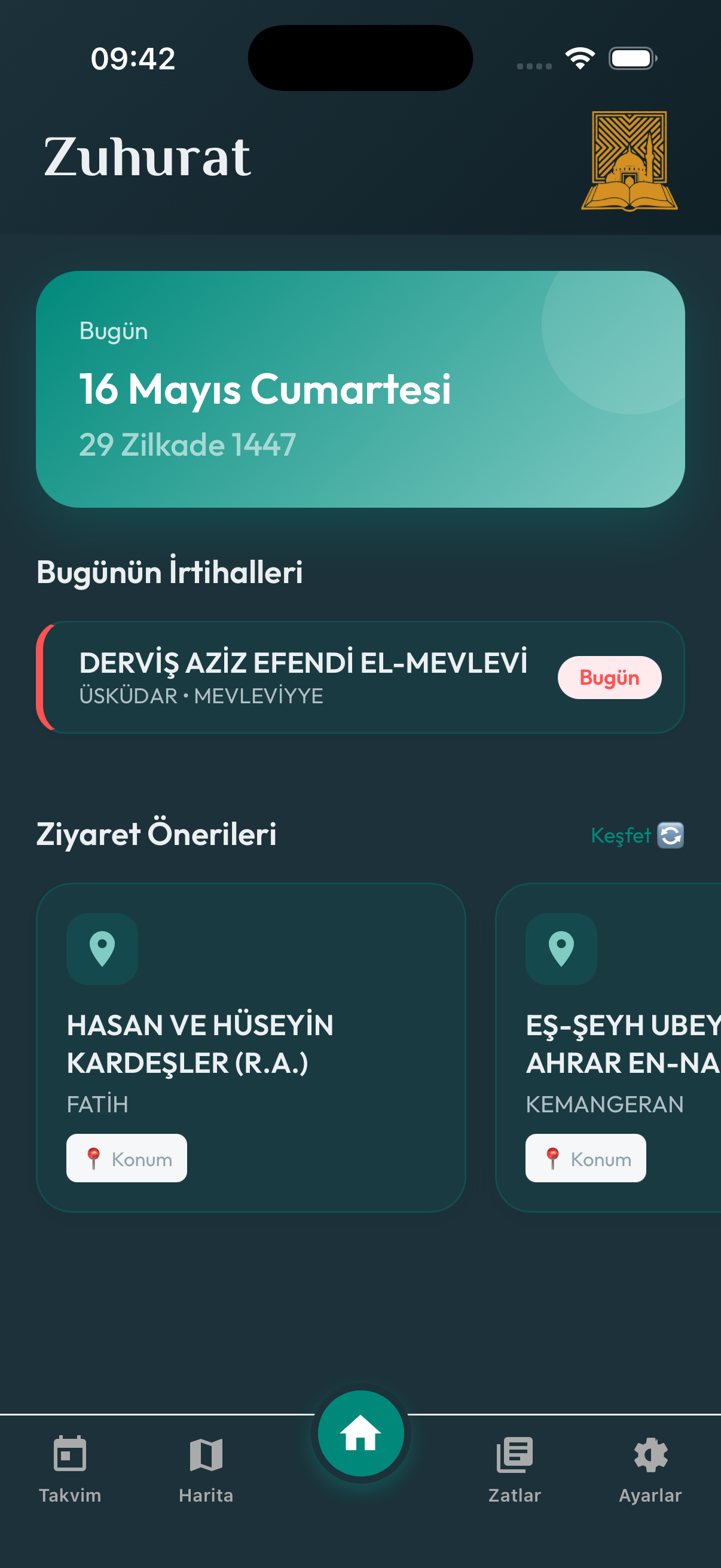 Zuhurat ekran 1